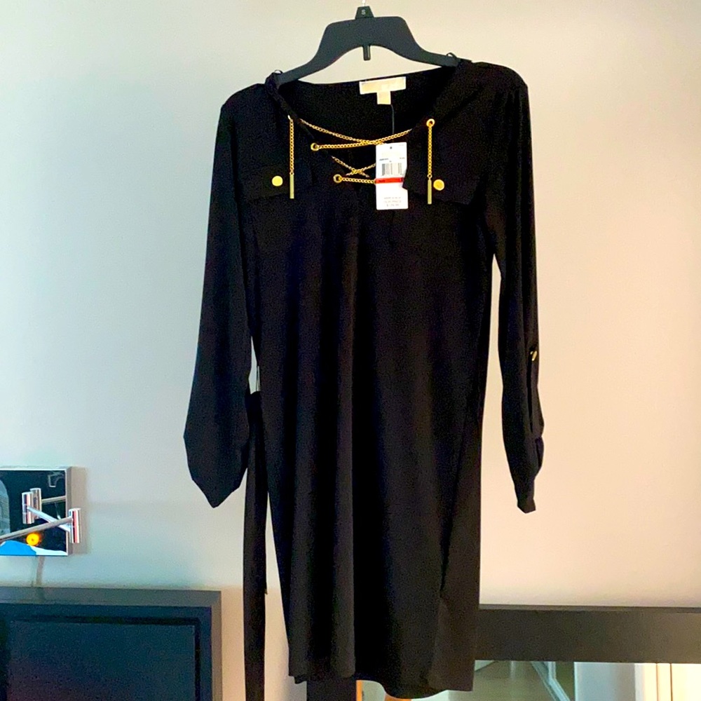 Michael Kors black and gold dress
